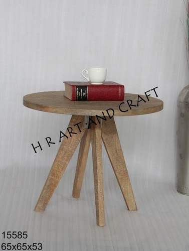 Wooden Side Table No Assembly Required