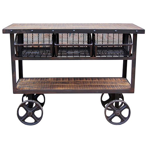 Vintage Industrial Trolley