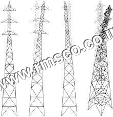 Grey Transmission Line Towers