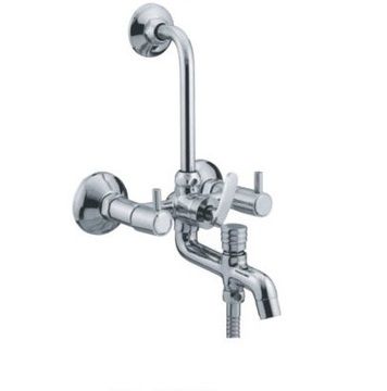 Wall mixer 3 In 1 with bend Pipe