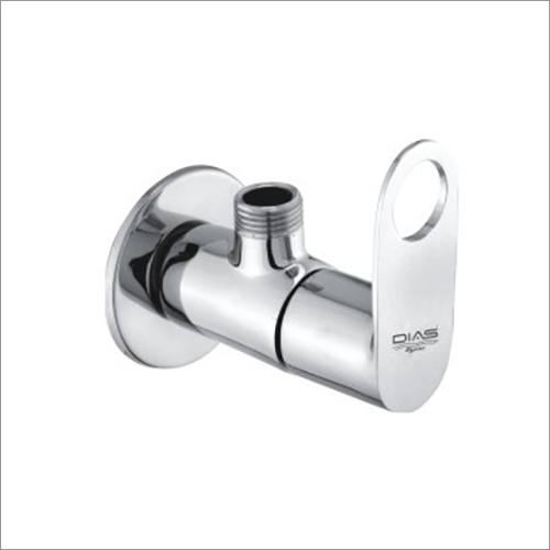 Wall-Fixed Angle Cock With Flange - Color: Silver