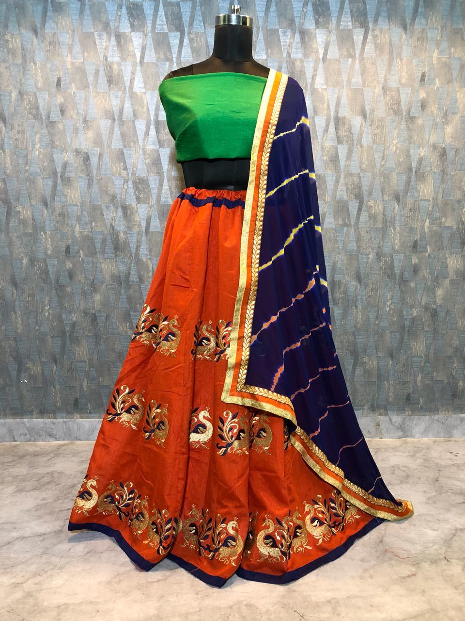 Embroidery Silk Lehenga Choli