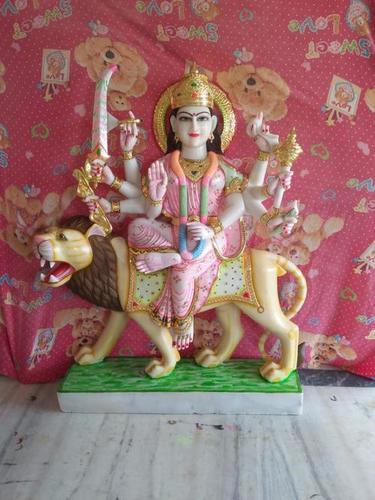 Marble Durga Idol Statue