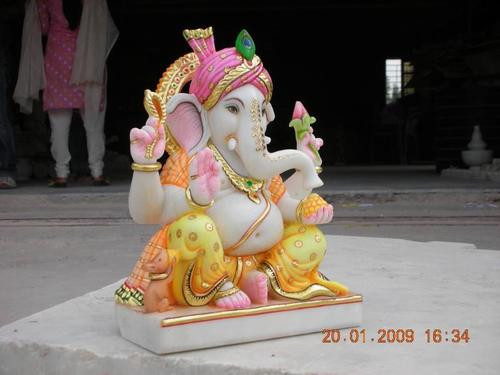 Marble Ganpati Bappa Statue