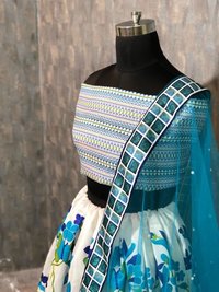 Party Wear Printed Lehenga