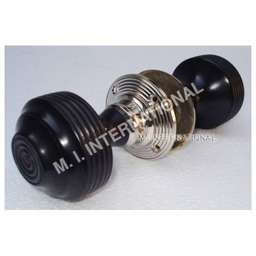 Brass Ebonised Door Knob