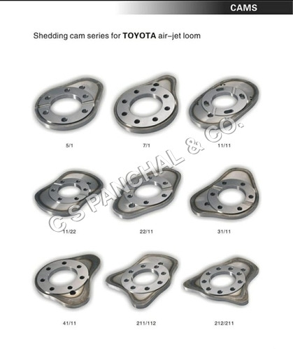 TOYOTA Air Jet Loom Shedding Cam Series - Steel Material , Industrial Usage with Warranty
