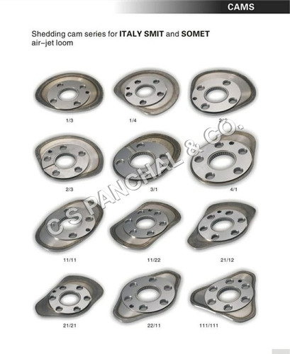 Italy Smit And Somet Air Jet Loom Shedding Cam Series - Features: Durable