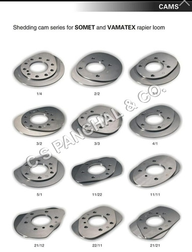 Steel Somet Vamatex Rapier Shedding Cam Series