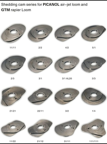 Picanol Air Jet Loom And Gtm Rapier Looms Shedding Cam Series - Material: Steel