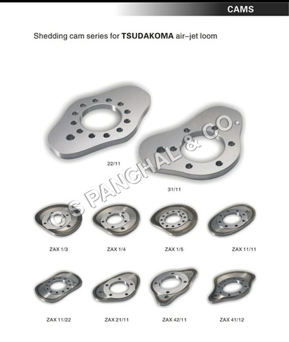 Tsudakoma Air Jet Shedding Cam Series - Features: Durable