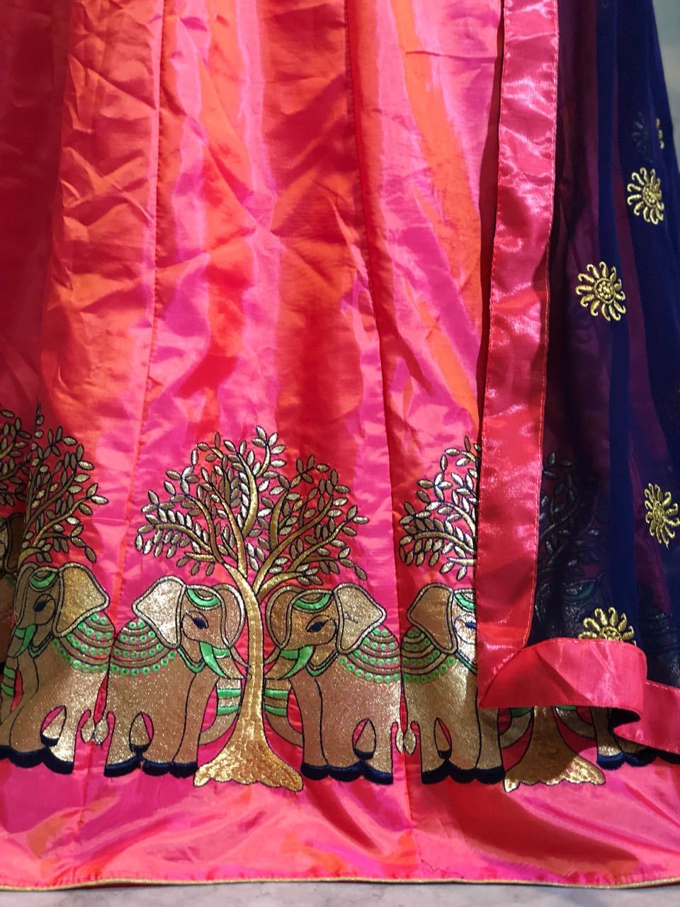 Embroidery Work Lahenga choli