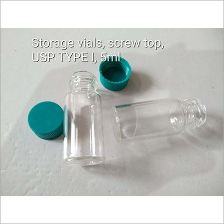 Storage Vials Screw Top USP TYPE I 5ml