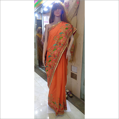 Ladies Embroidered Saree