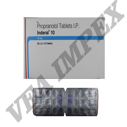 Inderal 10 mg tablets