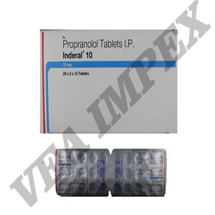 Inderal 10 mg tablets