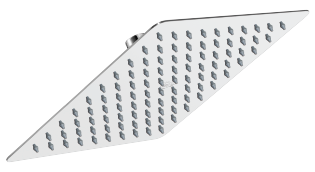 10" RFS square (SS) without arm