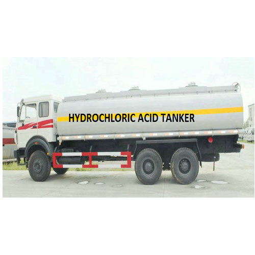 Hydrochloric Acid - Stainless Steel Tanker 12m X 2.5m X 3m | Corrosion Resistant, Pressure Relief Valve, Efficient Handling
