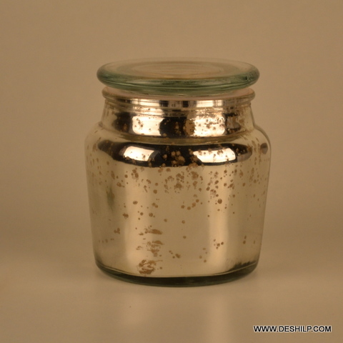 Circleware Small Jar Clear with Color