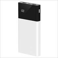 Cult D'savy One Power Bank - 10000mah Li-ion Polymer, Pc+fr Material, 2 Usb Ports, Compact Rectangle Design, Black And White Color