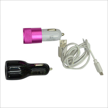 Car Charger With Usb Cable Body Material: Plastic