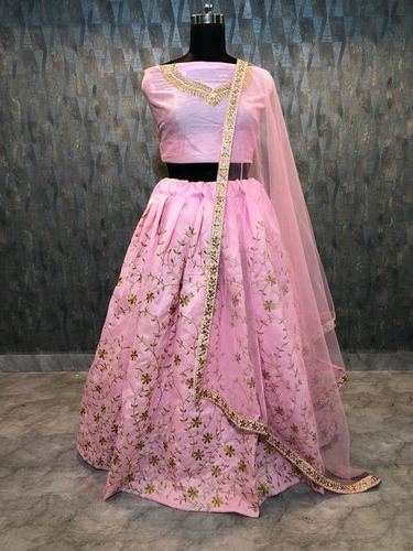 Latest Designer Pink  Wedding Lehenga