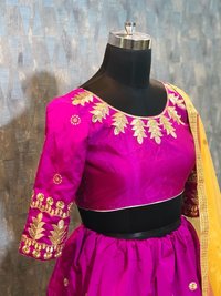 Party Wear Designer Pink Colour Lehenga