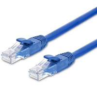 Cat 5 Cable - Utp 10ft, 24 Awg Copper, Blue | High Performance Rj45 Ethernet, Minimal Noise & Interference, Flexible Flame Retardant Design