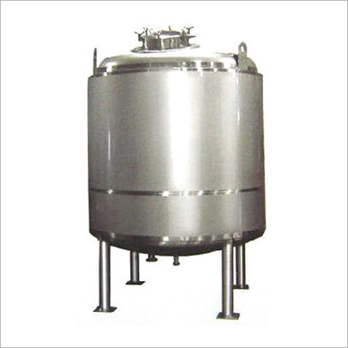 Stainless Steel Storage Tank - Color: Silver