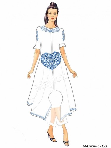 White Cotton Self Kurti - Customized Size, Elegant Design | Ideal for Party Wear, Dry Clean Only