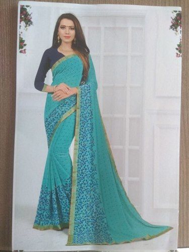 Blue Ladies Designer Saree