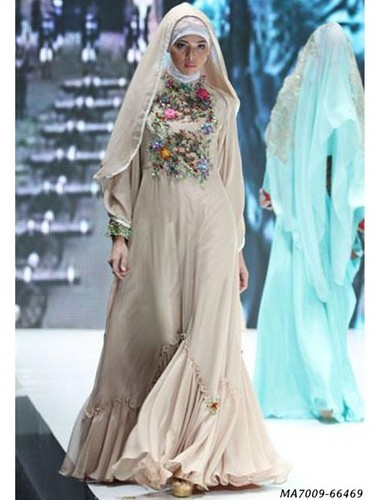 Off White Burkha