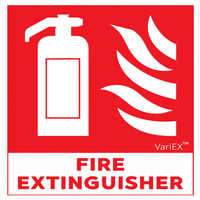 Fire Extinguisher Signage Board