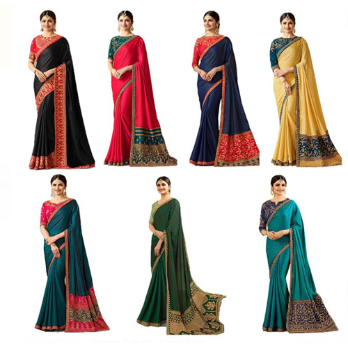 Embroidered Sana Silk Saree