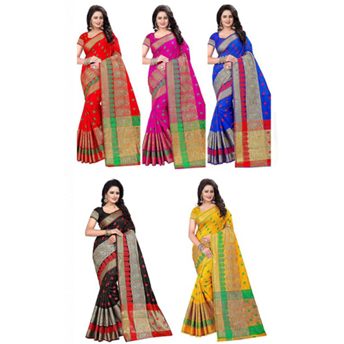 Women Cotton Silk Saree