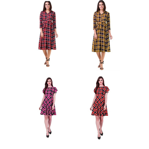 Ladies Crepe Womens Tops