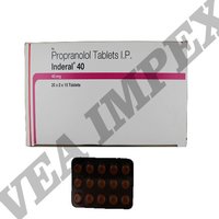 Inderal 40 mg tablets