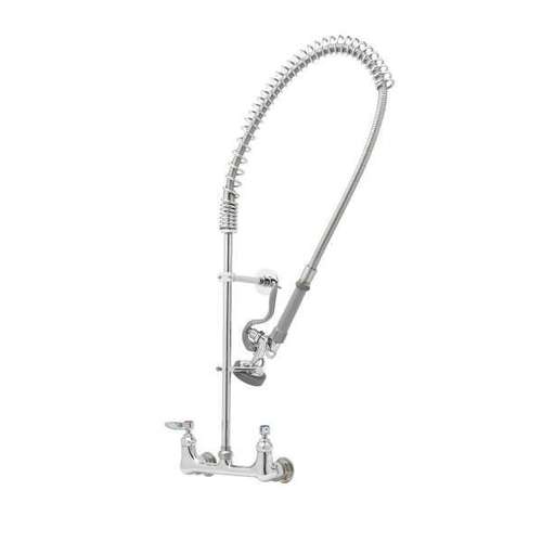 T&S Brass Ex-1Dp12-H Pre-Rinse Unit Single Hole Deck Mount 5Sv-H Spray Valve Add-On Faucet And 12" Nozzle Application: Kitchen