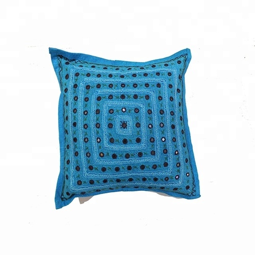 Embroidery Mirror Work Cushion Cover Embroidery Mirror Work Cushion Cover