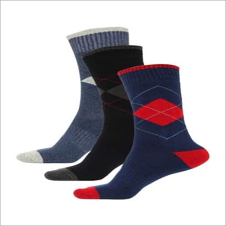 Blue And Black Sports Ankle Socks