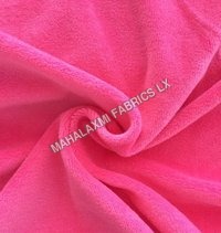 Pink Suede Velvet Fabric