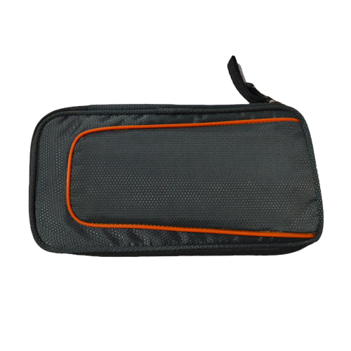 Passport Bag - Polyester, 4x7 Inches, Black | Zipper Closure, Multiple Pockets, Compact, Hand Strap
