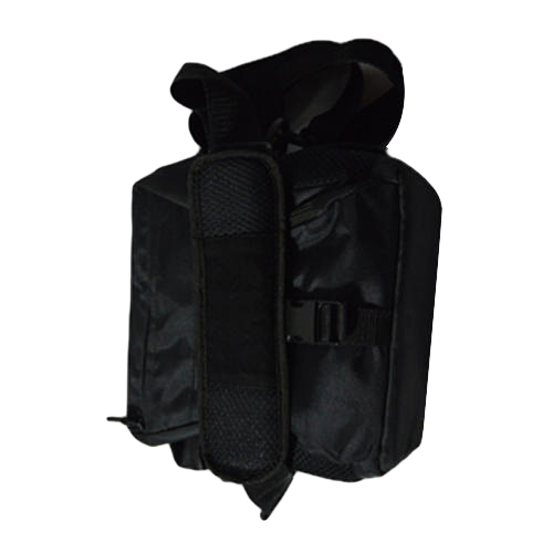Camera Bag - Polyester, 12x8x5 inches, Black | Padded Interior, Multiple Compartments, Adjustable Shoulder Strap