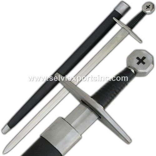 Knight Templar Long Sword Length: 41.25 Inch (In)