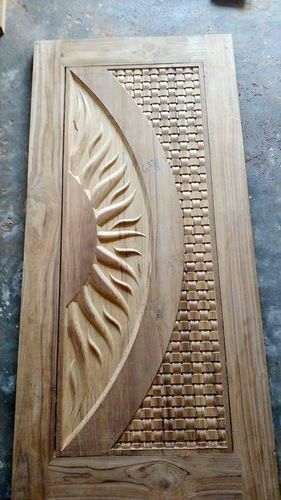 Sun Design Wooden Door