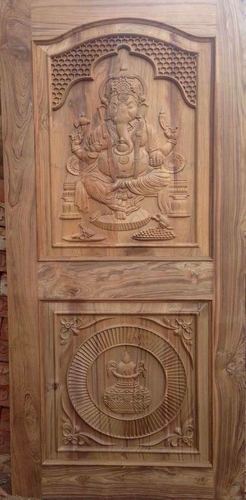 Ganesh Design Wood Door