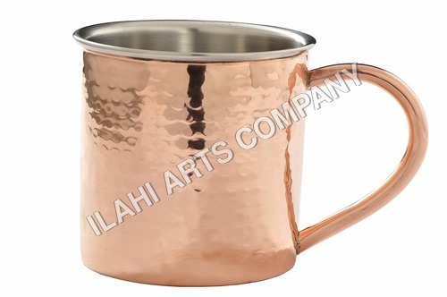 Natural Round Copper Mug