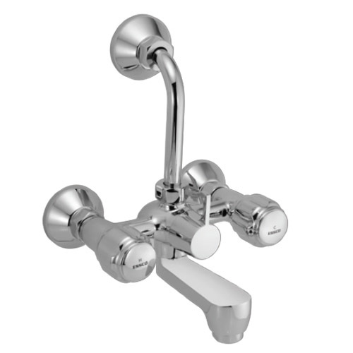 Wall Mixer - Brass 150x100x80 mm Chrome, Water Efficient, Precise Control, Durable Design