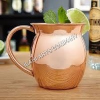 Natural Plain Copper Moscow Mule Mug