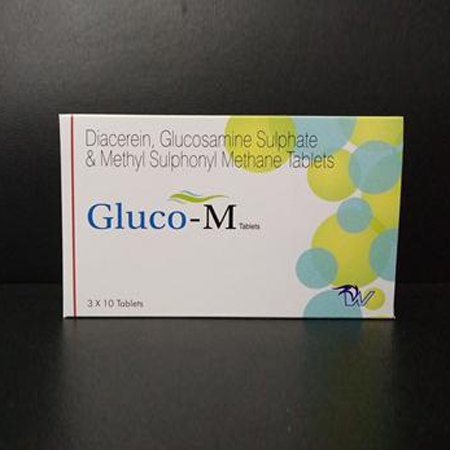 Diacerein, Glucosamine Sulphate & Methyl Sulphonyl Methane Tablets